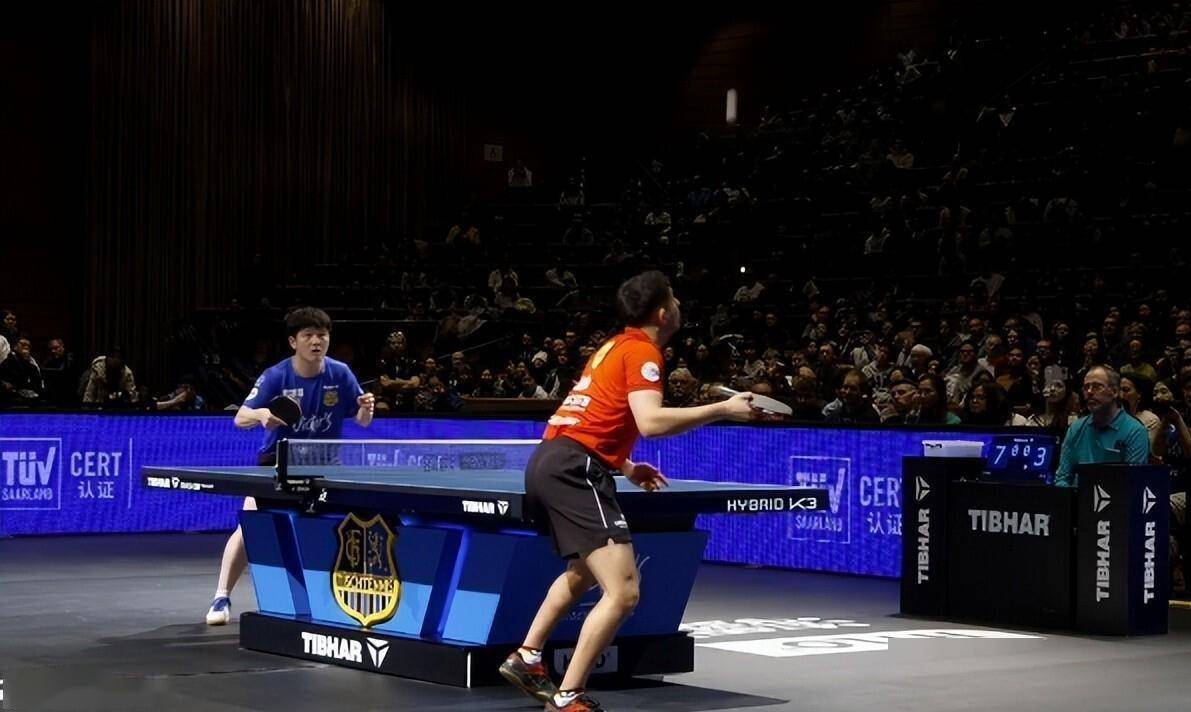 德甲12月22日战报：打赢雨果和弗队的贾哈，他的高抛发球到樊振东面前就失灵